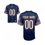 Chicago Bears Customized Blue Football jersey