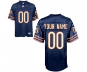 Chicago Bears Customized Blue Football jersey