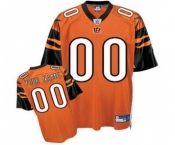 Cincinnati Bengals Customized Jerseys Orange