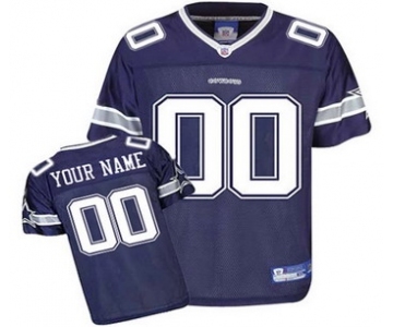 Dallas Cowboys Customized Jerseys blue