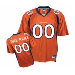 Denver Broncos Customized Jerseys Orange