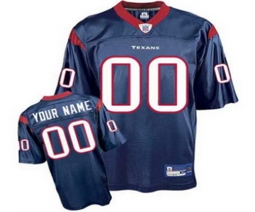 Houston Texans Customized Jerseys blue