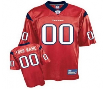 Houston Texans Customized Jerseys red