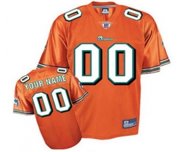 Miami Dolphins Customized Jerseys Orange jerseys