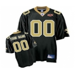 New Orleans Saints Super Bowl XLIV Customized Jerseys black