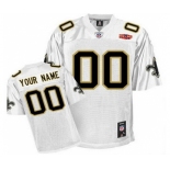 New Orleans Saints Super Bowl XLIV Customized Jerseys white