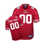 San Francisco 49ers Customized Red jersey