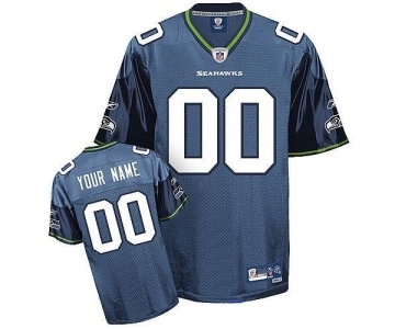 Seattle Seahawks Blue customized jerseys