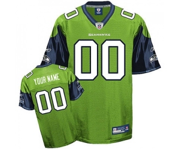 Seattle Seahawks Green customized jerseys