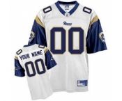 St Louis Rams Customized Jerseys white