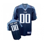 Tennessee Titans Dark Blue Customized Football Jerseys