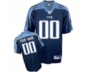 Tennessee Titans Dark Blue Customized Football Jerseys