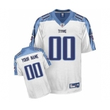 Tennessee Titans White Customized Football Jerseys