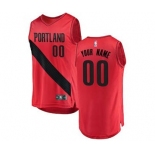 Men's Portland Trail Blazers Red Custom Basketball Jersey - Statement Edition