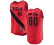 Men's Portland Trail Blazers Red Custom Basketball Jersey - Statement Edition