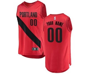 Men's Portland Trail Blazers Red Custom Basketball Jersey - Statement Edition