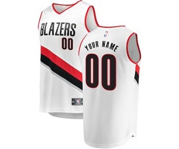 Men's Portland Trail Blazers White Custom Basketball Jersey - Association Edition