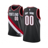 Portland Trail Blazers Black Swingman Custom Basketball Jersey - Icon Edition