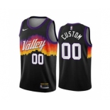 Men's Phoenix Suns Active Player Custom Black City Edition 2020-21 Stitched Basketball Jersey