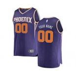 Men's Phoenix Suns Purple Custom Basketball Jersey - Icon Edition