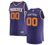 Men's Phoenix Suns Purple Custom Basketball Jersey - Icon Edition