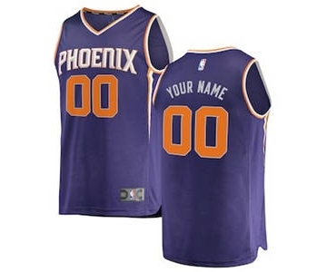 Men's Phoenix Suns Purple Custom Basketball Jersey - Icon Edition