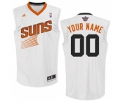 Phoenix Suns Custom Mens Basketball White Jersey