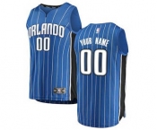 Men's Orlando Magic Blue Custom Basketball Jersey - Icon Edition