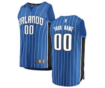 Men's Orlando Magic Blue Custom Basketball Jersey - Icon Edition