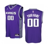 Men's Sacramento Kings Purple 2016 - 17 Custom Basketball Road Jersey