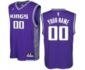 Men's Sacramento Kings Purple 2016 - 17 Custom Basketball Road Jersey