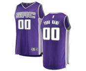 Men's Sacramento Kings Purple Custom Basketball Jersey - Icon Edition