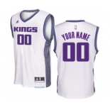 Men's Sacramento Kings White 2016 - 17 Custom Basketball Home Jersey