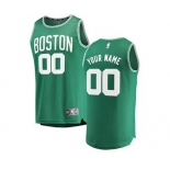 Men's Boston Celtics Kelly Green Custom Basketball Jersey - Icon Edition