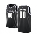 Brooklyn Nets Black Swingman Custom Basketball Jersey - Icon Edition