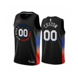 Men's New York Knicks Active Player Custom Black City Edition 2020-21 Stitched Basketball Jersey