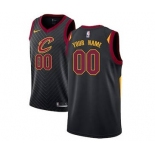 Cleveland Cavaliers Black Swingman Custom Basketball Jersey - Statement Edition