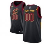 Cleveland Cavaliers Black Swingman Custom Basketball Jersey - Statement Edition