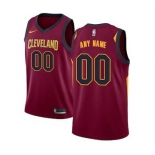 Cleveland Cavaliers Maroon Swingman Custom Basketball Jersey - Icon Edition