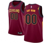 Cleveland Cavaliers Maroon Swingman Custom Basketball Jersey - Icon Edition