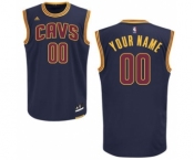 Cleveland Cavaliers Mens Custom Alternate Jersey - Navy Blue