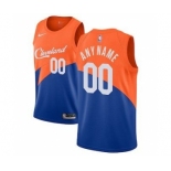 Men's Cleveland Cavaliers 2018-19 Swingman Custom Jersey - City Edition - Blue