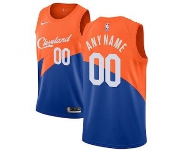 Men's Cleveland Cavaliers 2018-19 Swingman Custom Jersey - City Edition - Blue