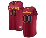 Men's Cleveland Cavaliers Maroon 2018 Basketball Finals Bound Custom Basketball Jersey