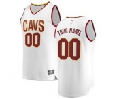 Men's Cleveland Cavaliers White Custom Basketball Jersey - Association Edition