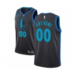 Men's Dallas Mavericks 2018-19 Swingman Custom Jersey - City Edition - Charcoal