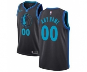 Men's Dallas Mavericks 2018-19 Swingman Custom Jersey - City Edition - Charcoal