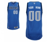 Men's Dallas Mavericks Blue Custom Basketball Jersey