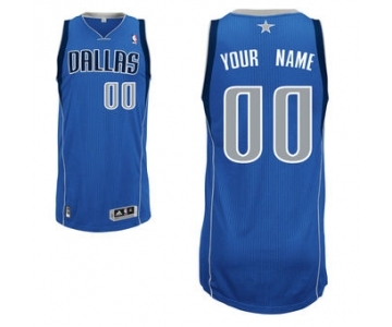 Men's Dallas Mavericks Blue Custom Basketball Jersey