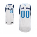 Men's Dallas Mavericks White Custom Basketball Jersey